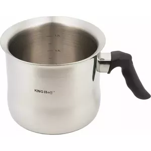Milk pot KingHoff KH-3109 – KingHoff 1.5 L stainless steel milk saucepan with lid