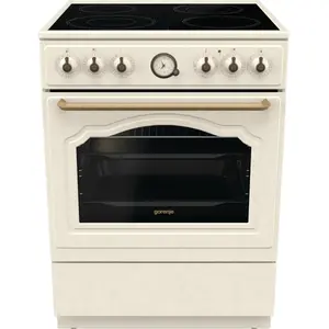 Freestanding cooker Gorenje GECS6B70CLI Ceramic Beige 4 zones 71L