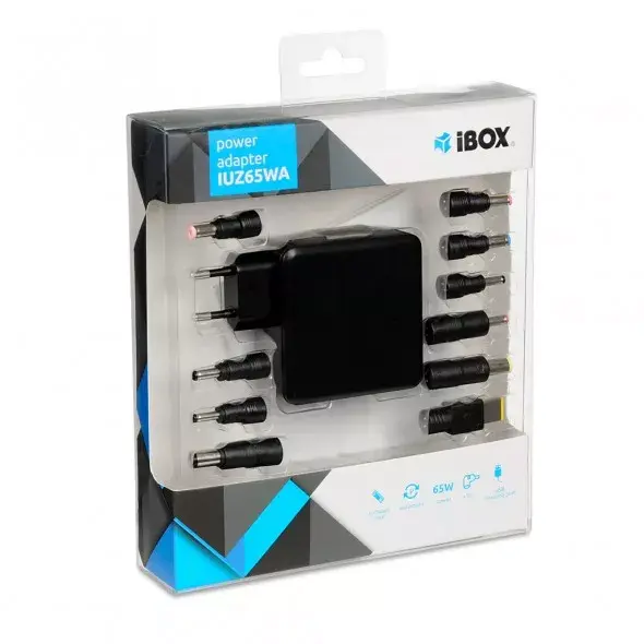 Klēpjdatora adapteris IBOX IUZ65WA 65 W Photo 5