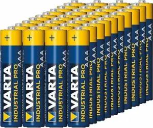 Батарейки Varta Industrial AAA (R03) — 40 шт., щелочные AAA