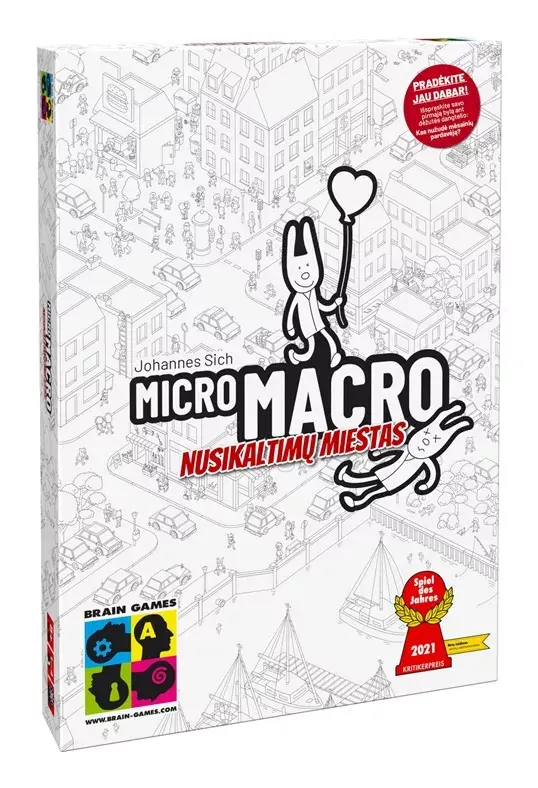 Brain Games Micromacro Crime City LT galda spēle Photo 1