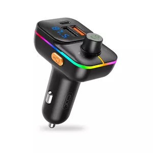 FM raidītājs-lādētājs XO BCC09 25W Bluetooth MP3 — auto FM raidītājs ar 25W USB lādētāju un Bluetooth MP3 atskaņošanu
