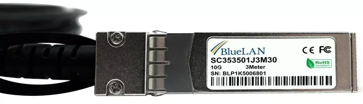 SFP+ Кабель BlueOptics SFP-10G-CU-3M-NE-BL Photo 3