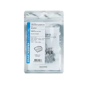Smartkeeper BL04P1GY porta bloķētājs USB Veids-B Pelēks Plastmasa 10 pcs