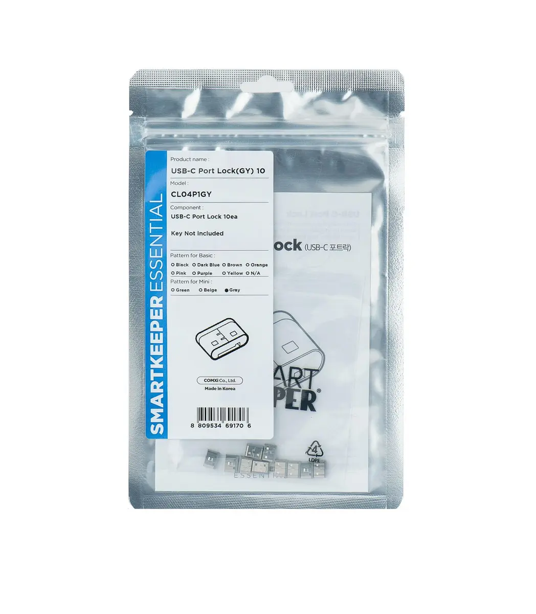 Блокиратор порта USB Type-C Smartkeeper CL04P1GY Photo 2