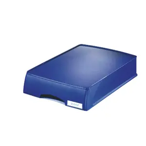LEITZ Leitz Plus Letter Tray Drawer Unit, polystyrene A4 organizer, 255×376×70 mm, blue