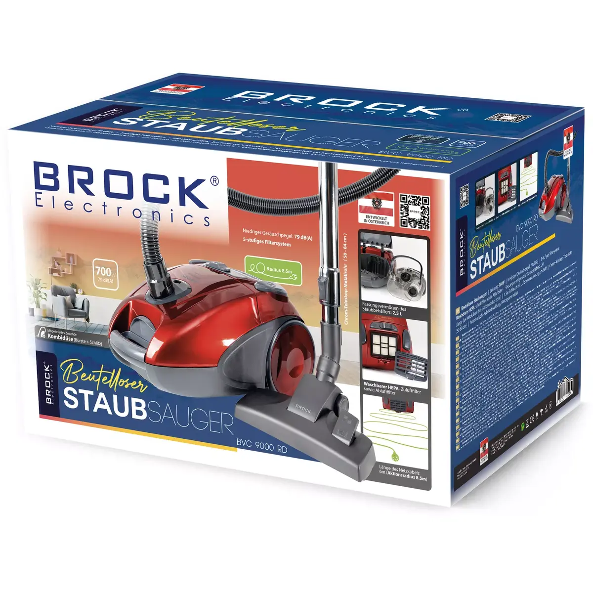 Пылесос BROCK BVC 9000 RD Photo 6
