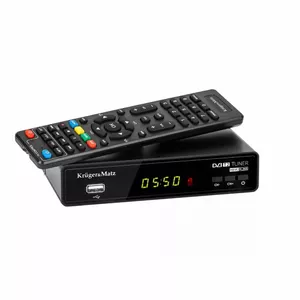 KRUGER &amp; MATZ DVB-T2 H.265 HEVC uztvērējs KM0550C