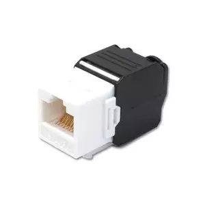 Keystone Cat5E, UTP, саморез, белый