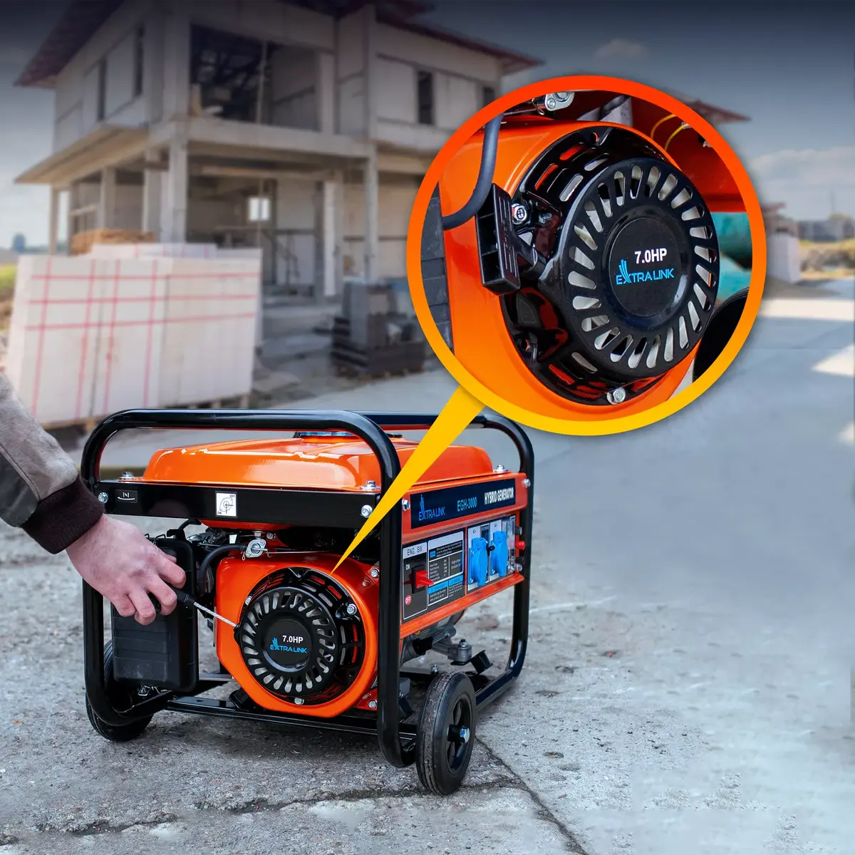 Power generator Extralink EGH-3000 hybrid Photo 9
