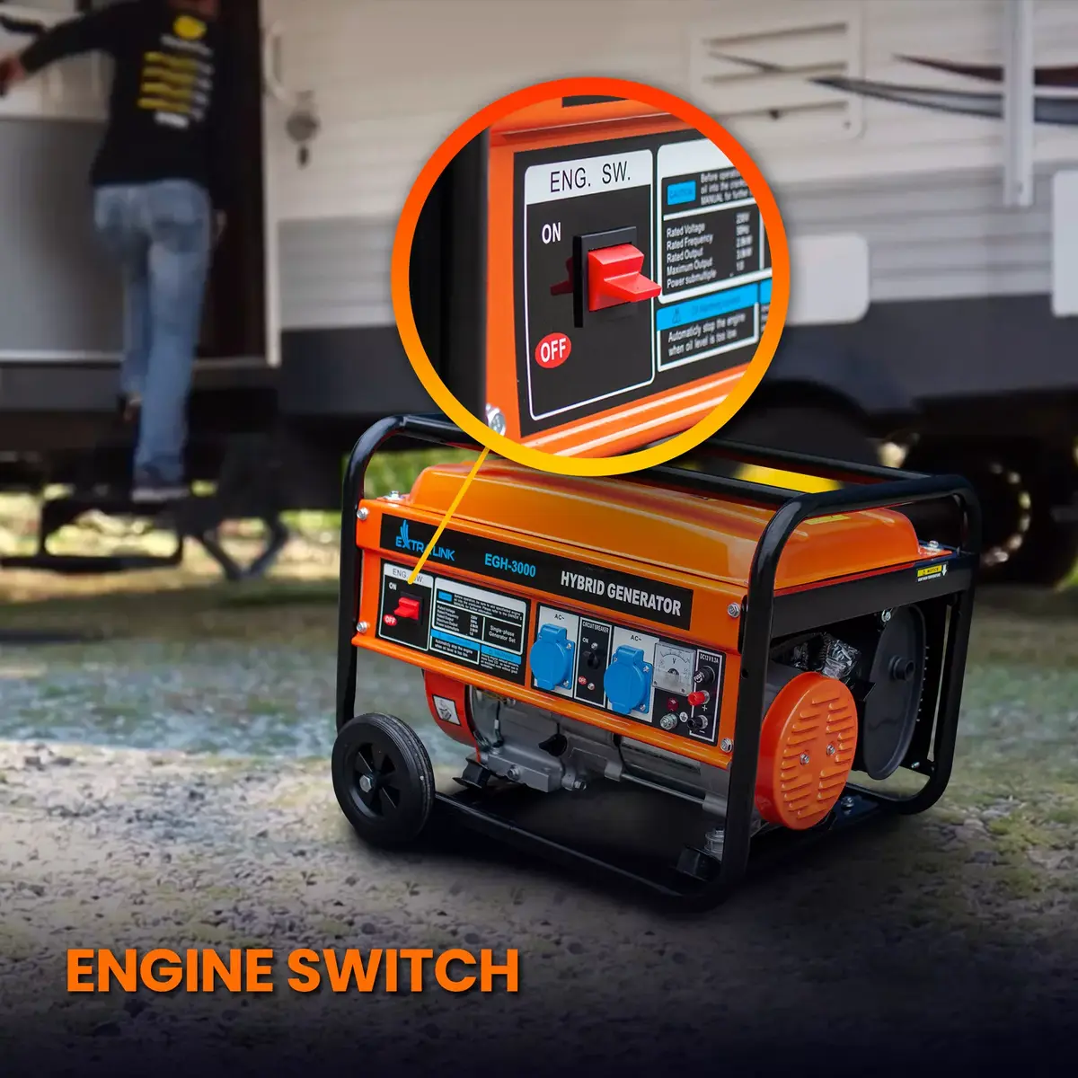 Power generator Extralink EGH-3000 hybrid Photo 16
