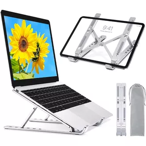 Laptop stand Techly ICA-TBL 134TY Silver Aluminium Height 55-155mm