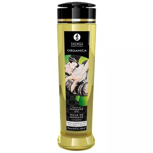 Masāžas eļļa Shunga 240 ml — vegāniska, auksti spiestas dabīgas eļļas, ar vitamīnu E, bez aromatizētājiem