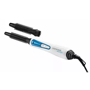 Hot air brush Concept KF-1310, 400 W, 3 heating levels, 2 speeds, 1 cm barrel, blue/white