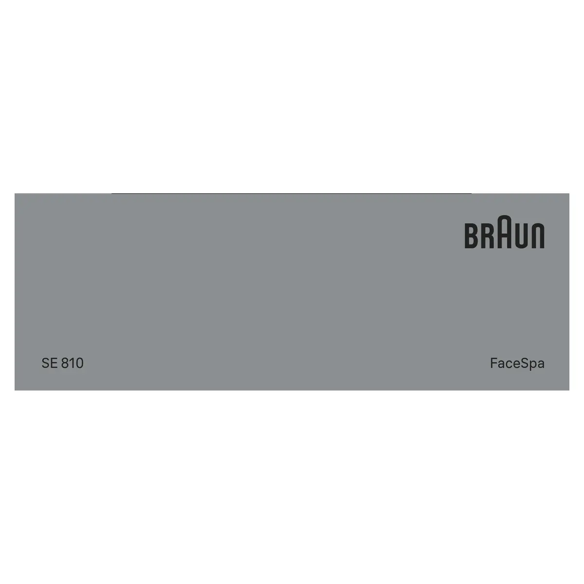 Braun SE 810 Facial Epilator and Brush Photo 18