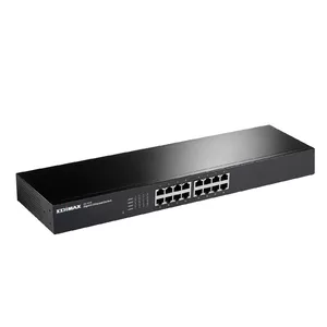 Edimax GS-1016 tīkla pārslēgs Nepārvaldīts Gigabit Ethernet (10/100/1000) Melns