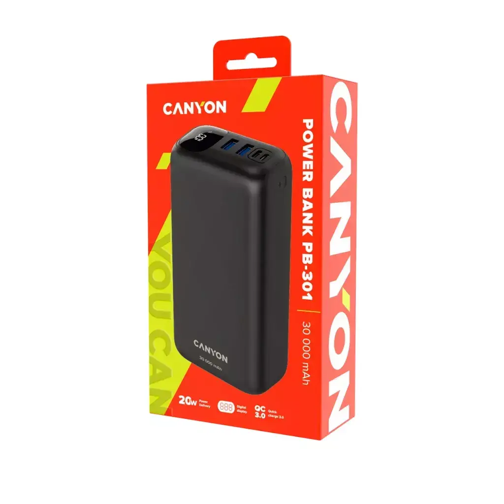 Portable Charger Canyon PB-301 CNE-CPB301B Photo 4