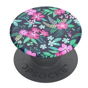 Phone grip and stand Popsockets Floral Chill by Popsockets — collapsible grip for smartphones and tablets, adhesive base, reusable