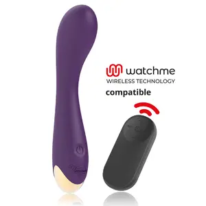 G-spot vibrator TREASURE HanseL wireless-compatible model D-232458, ergonomically curved design