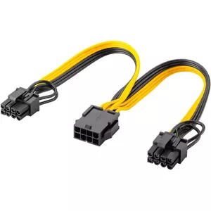 Goobay 60000 internal power cable 0.23 m 8-pin to PCI-E 6+2 pin