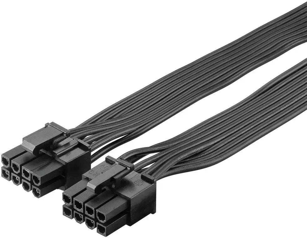 Goobay barošanas kabelis 8-pins Male uz Dual 6+2 Male Photo 3