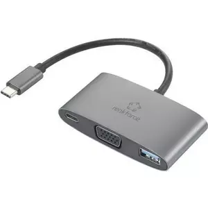 USB-C VGA adapter Renkforce RF-HUB-151 with Power Delivery and USB 3.2 Gen 1
