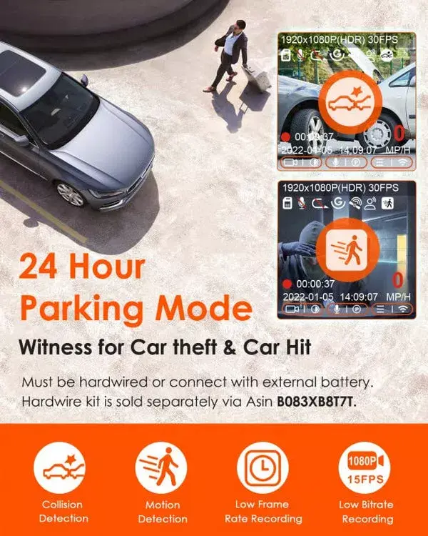 Dash cam VANTRUE E1 Lite Full HD 1920×1080 Photo 5