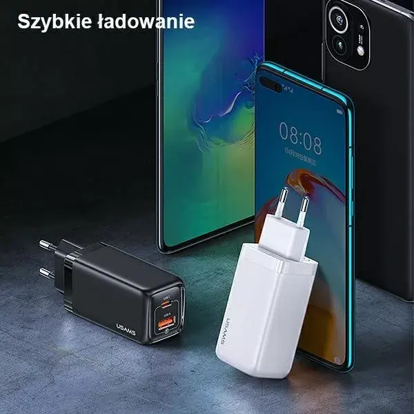 Зарядное устройство usams T47 USB/USB-C 65W PD Photo 5