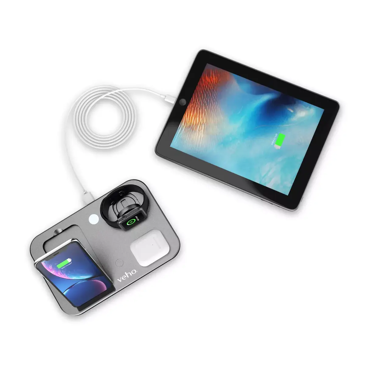 Veho DS-7 Qi wireless multi-charging station Photo 5