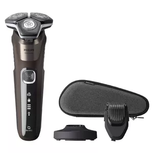 Ротационная бритва Philips Series 5000 S5886/38 — 3 головы, влажное/сухое бритье, аккумулятор Li‑Ion, USB, 60 мин работы