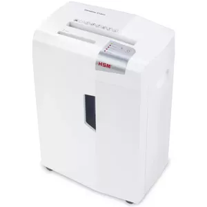 Paper shredder HSM 1033121 particle-cut 2 x 15 mm, 23 cm working width, 26 L basket, white