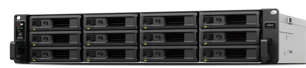 Synology SA3610 NAS glabāšanas serveris Rack
