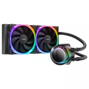 Кулeр жидкостный All-in-one ANTEC VORTEX 240 ARGB — 240 мм, гидравлический подшипник, 57.93 CFM, чёрный