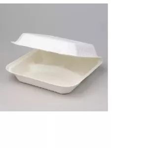 Компостируемые контейнеры для еды из сахарного тростника Multipack 23×23×7 см, 50 шт.