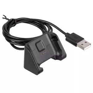 Charger Akyga AK-SW-01 for Smartwatch, Indoor USB, 5 V, Black