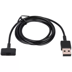 Charger Akyga AK-SW-23 for smartwatches, USB indoor, 5 V input, 1 m cable, black