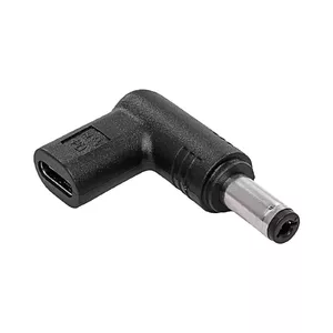 Переходник Akyga AK-ND-C02 USB-C на 5.5×2.1 мм, чёрный
