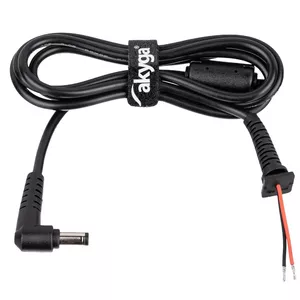 Notebook power cable Akyga AK-SC-35 DC plug 5.5×2.1 mm, length 1.2 m