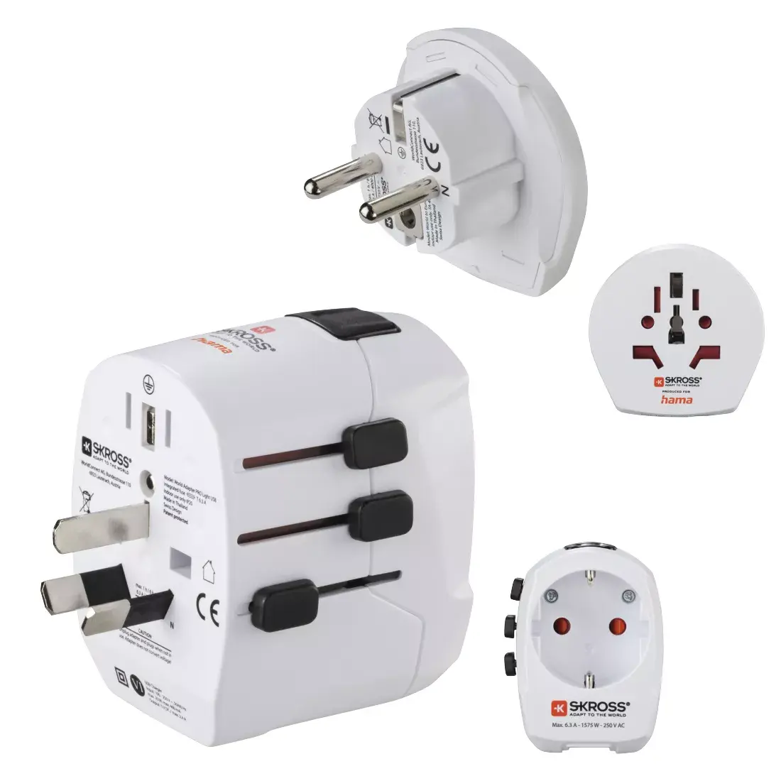 USB strāvas adapteris Hama World Travel Pro Light Photo 2