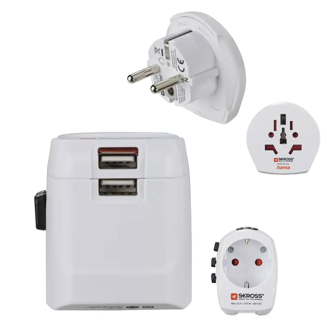 USB strāvas adapteris Hama World Travel Pro Light Photo 3