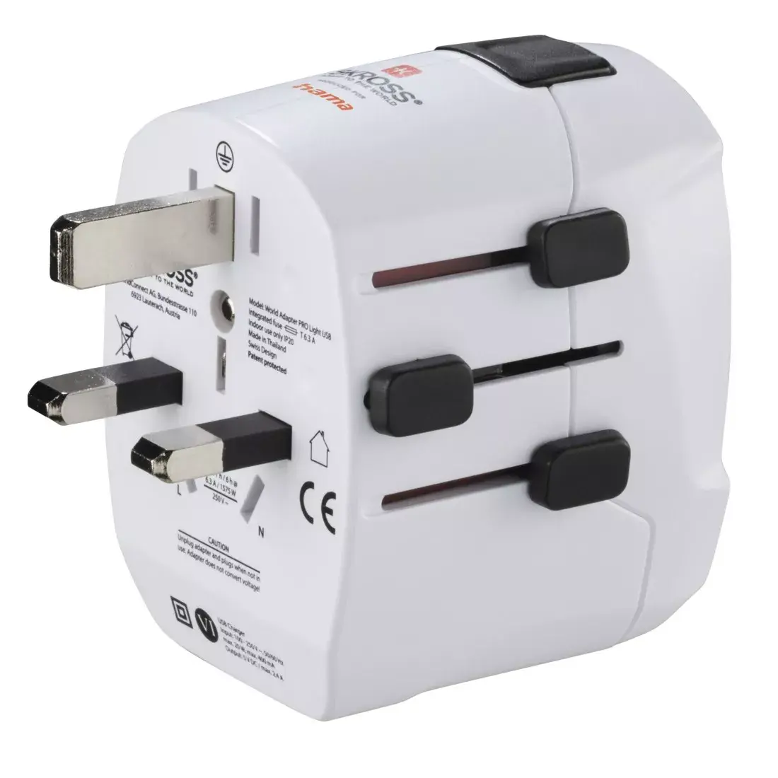 USB strāvas adapteris Hama World Travel Pro Light Photo 7