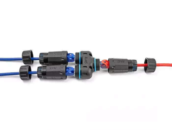 DeLOCK Kabeļa savienotājs RJ45 ligzda uz 2 x RJ45 ligzda Cat.6A Photo 5