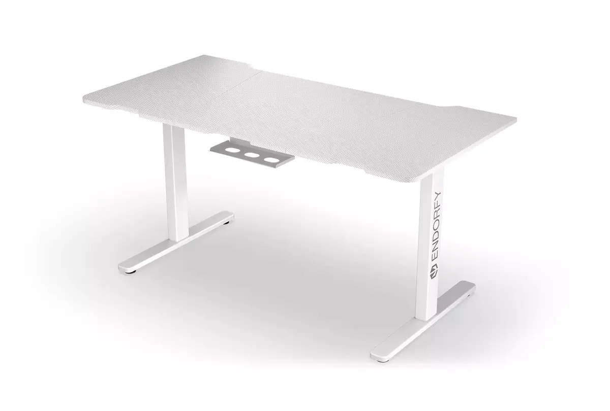 Прямой стол ENDORFY Atlas L Electric White Photo 6