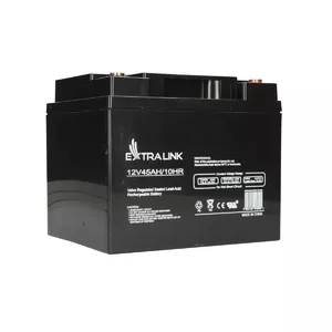 UPS battery Extralink Accumulator AGM 12V 45Ah — Sealed Lead Acid (VRLA), 1 pc, black
