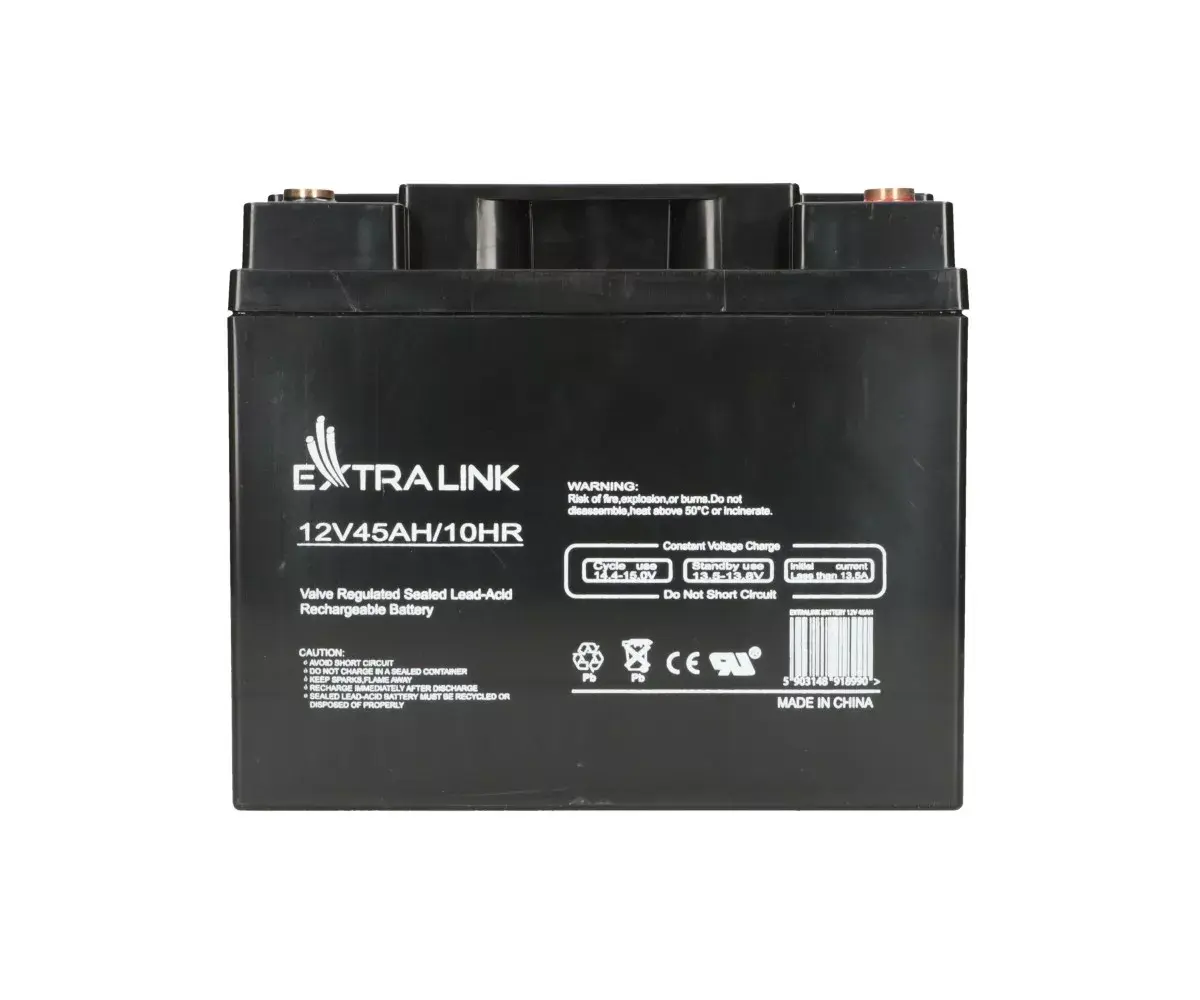 Extralink AGM 12V 45Ah akumulators Photo 2