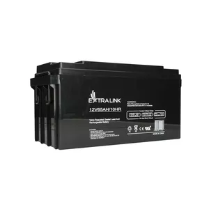 Sealed Lead Acid Battery Extralink Accumulator AGM 12V 65Ah, VRLA, black, 1 pc