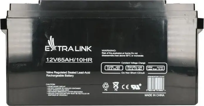 Extralink Accumulator AGM 12V 65Ah battery Photo 6