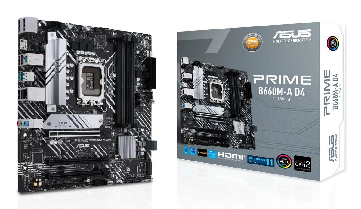 ASUS PRIME B660M-A D4-CSM Micro ATX