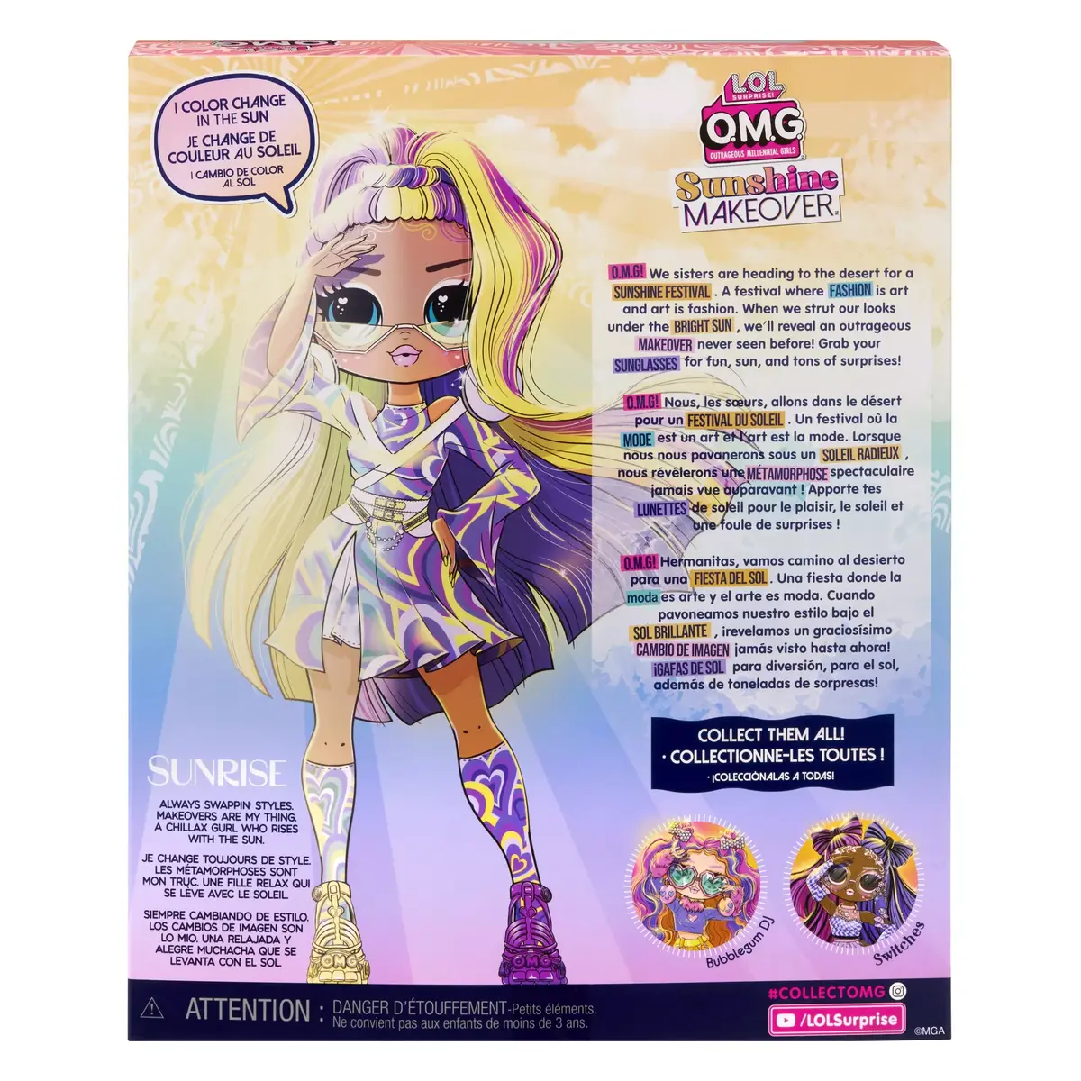 L.O.L. Surprise! O.M.G. Sunshine Makeover Fashion Doll Sunrise Photo 8