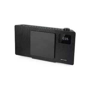 Wall-mounted radio Muse M-60 BT — digital tuner, FM/PLL, Bluetooth, LED display, 40W RMS, external antenna, black